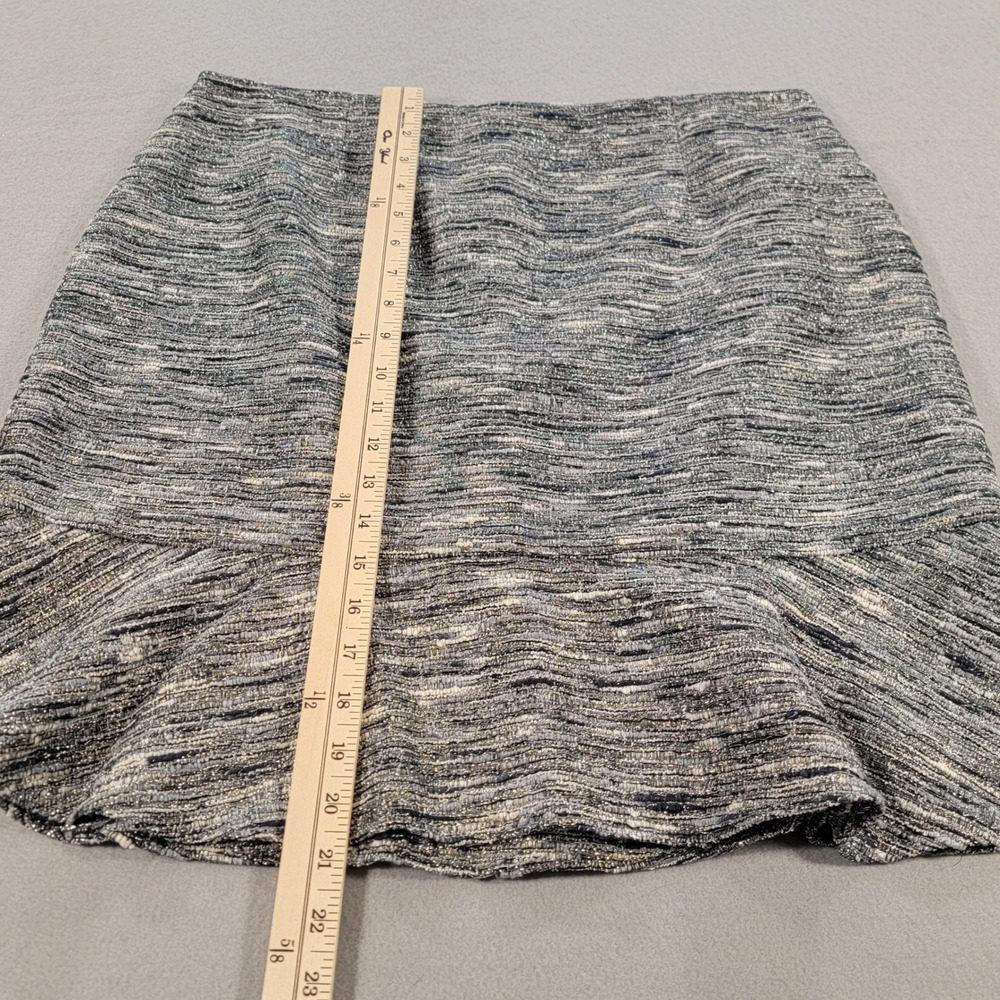 Kay Unger New York Tweed Skirt Suit Metallic 2 Piece Career Women's Size 14 - Picture 15 of 16